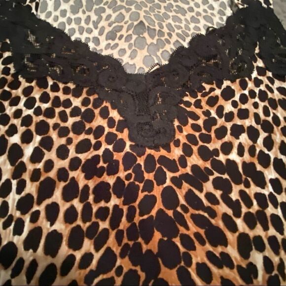 White House Black Market Animal Print Sleeveless - Picture 4 of 11
